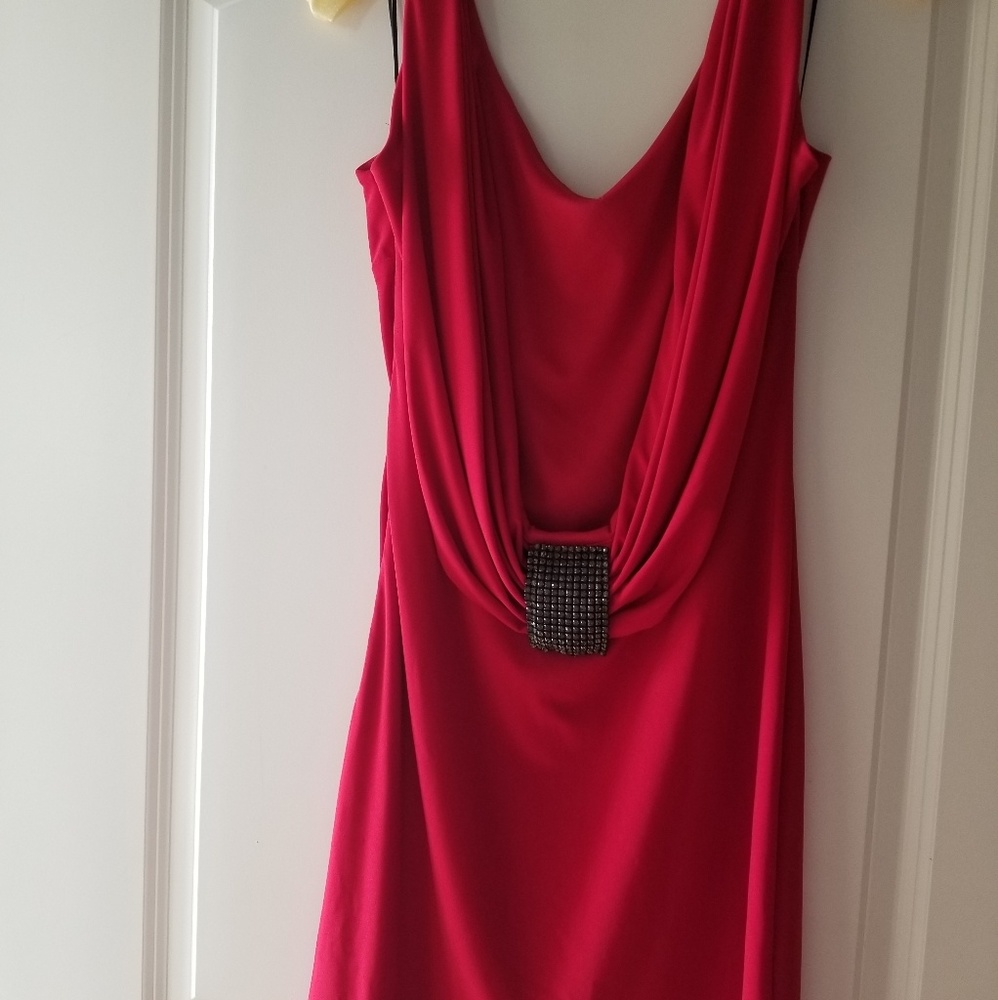 Yvonne LeFleur Original Ruby Red Cocktail Dress